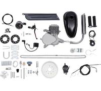 Kaichenyt Kit de moteur de vélo 80 cc, 2 temps, silencieux motorisé, pour vélo à essence, vitesse maximale 38 km/h, pour VTT, etc