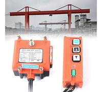 Kaichenyt Télécommande industrielle sans fil - 220 V - Commande de grue - Émetteur radio - Longueur du câble de commande : 1,3 m - Mini palan électrique - Treuil - Grue