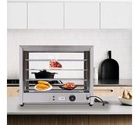 Kaichenyt Vitrine de conservation au chaud, 4 étages, pour le commerce et les aliments - 800 W - 30-85 °C - Peut être utilisée dans différents environnements de cantine