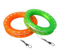 Kaiciuss Lot de 2 cerceaux de Ficelle pour Enfants, Ensemble de bobines de cerf-Volant Orange et Vert, avec Fil de 90 m pour Chaque Enrouleur de cerf-Volant
