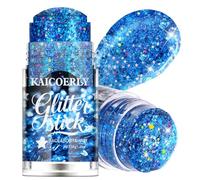 KAICOERLY Gel à paillettes pour le corps, roll-on holographique, paillettes pour le visage, le corps, caméléon changeant de couleur sous la lumière, pour rave, fête, sirène, accessoires de festival