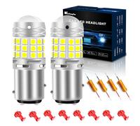 KaiDengZhe Ampoules P21/5W 1157 BAY15D LED, Mise à Niveau 3030 42-EX Sans Erreur Canbus Blanc 12-36V 2057 2357 Ampoules de Rechange pour Voiture pour Feux de Recul Stationnement Clignotants, 2 PCS