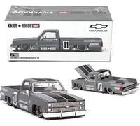Kaido House Chevrolet Silverado Kaido V2 Mini GT Gris 160 moulé sous pression 1:64