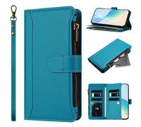 KAIDON Étui de protection en cuir PU pour HONOR X7a - modèle de produit PT17-1 (bleu)