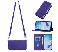KAIDON Étui de protection en cuir PU pour HONOR X8a - modèle de produit PT03-3 (violet)