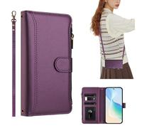 KAIDON Étui de protection en cuir PU pour HONOR X8a - modèle de produit PT17-2 (violet)