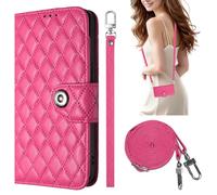 KAIDON PT06-2 Étui de protection en cuir PU pour smartphone OPPO A5x 5G/4G Rose