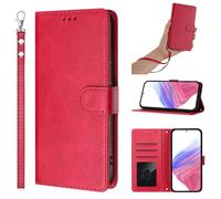 KAIDON PT08-2 Étui de protection en cuir PU pour smartphone OPPO A5x 5G/4G Rose
