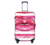 Kaifanee Housse de protection élastique pour valise, animal de l'océan, Kraken, pieuvre, monstre nautique, housse de bagage anti-rayures pour bagages de 45,7 à 55,9 cm, Lèvres sexy, M(23"-26"