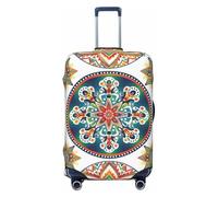 Kaifanee Housse de protection élastique pour valise, animal de l'océan, Kraken, pieuvre, monstre nautique, housse de bagage anti-rayures pour bagages de 45,7 à 55,9 cm, Mandala bohème, XL(31"-32"