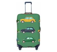 Kaifanee Housse de protection élastique pour valise de voyage, motif chats mignons, anti-rayures pour bagages de 78,7 à 81,3 cm, Cartoon Colorful Cars, XL(31"-32" Suitcase)