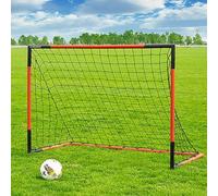 KAIHAOWIN But de Football 185×125 cm, Cage de Foot en Métal Assemblage Rapide, Mini But pour Enfants et Adultes, But de Foot Intérieur et Extérieur pour Jardins, Parcs, Plages