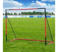 KAIHAOWIN But de Football 244×183 cm, Cage de Foot en Métal Assemblage Rapide, Mini But pour Enfants et Adultes, But de Foot Intérieur et Extérieur pour Jardins, Parcs, Plages