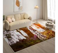 KaiHeBeding Tapis Salon Lavable 160x230cm, Dalmatien Tapi AntidéRapant, pour Salon, Salle à Manger, Cuisine, Bureau, Tapis de Chambre Animaux de Compagnie Descente de Lit RéSistant