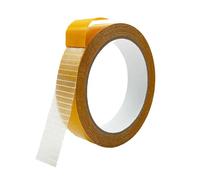 KAIHENG Heavy Duty Double Sided Adhesive Tape, 2.5cm x 10m, pour pantalons, vêtements, rideaux, housses de canapé, pas de couture repassage, ruban adhésif résistant pour tapis, moquettes, œuvres d'art