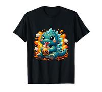 Kaiju Bubble Tea Adorable Chibi Monstre Japonais T-Shirt