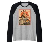 Kaiju Easter Bunny Tokyo Funny Egg Hunt Japanese Vibe Manche Raglan