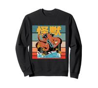 Kaiju Monster Japon Paysage Urbain Destruction Chaos Art Sweatshirt