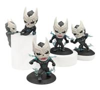 Kaiju No.8 Figure, 5pieces Q Version Kafuka Hibino Anime Figures 11cm / 4.3 Pouces PVC d'action De Caractère De Décoration De Statue