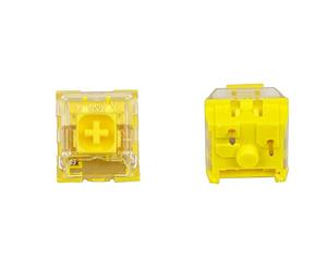 Kailh Box Lot de 24 commutateurs MX SMD RVB de style chinois, rouge, gris, jaune, vert, étanche IP56, pour clavier de jeu mécanique (boîte jaune)
