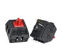 Kailh KT MX Commutateur à 3 broches pour clavier de console de jeu compatible avec les commutateurs Cherry MX (KT Rouge 72 pièces)