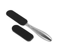 KAILIKETIY 1 Ensemble Frottement Des Pieds Lime à Pied Professionnelle Nettoyeur De Pieds Laveur De Pieds Pour Sol De Grattoir à Pied Meuleuse De Pied Silver Acier Inoxydable