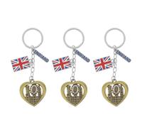 KAILIKETIY 1 Ensemble Porte-clés Souvenirs en Alliage, Thème Britannique