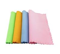 KAILIKETIY 10 pièces Chiffons Microfibres Nettoyage Lunettes Lot Multicolores Doux Sans Peluches pour Écrans Objectifs et Smartphones