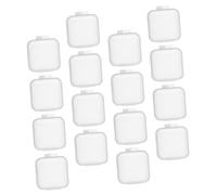 KAILIKETIY 100Pièces Boîtes de Rangement Transparentes Plastique Lot de Organisateur de Bijoux et Accessoires pour Écouteurs Disques Cartes Sim et Plus