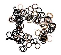 KAILIKETIY 100pièces Élastiques à Cheveux Doux Pour Fines Cheveux Accessoires Élégants Pour Femmes Et Filles Scrunchies Colorés Sans Dommages Pour Queues De Cheval Et Styles Variés