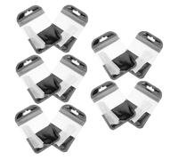 KAILIKETIY 10paquets Fibres Blanches Pour Extension Des Matériau Élongation Naturelle Pour Manucure à Domicile Et Salon Accessoires De Nail Art Pack