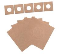 KAILIKETIY 10pièces Pochettes Intérieures Papier Kraft pour Vinyles Lot de Robuste Et Ventilation pour Disques Vinyle Rangement pour Albums Musicaux