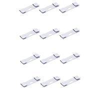 KAILIKETIY 12 Pièces Pares de réparation des perspectives économiseur d'aube de réparation Stores Clips de Lattes de Store verticaux économiseur de girouette Aveugle Blanche