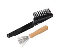 KAILIKETIY 1ensemble Brosse à Cheveux Nettoyante Double De Nettoyage Pour Brosses Et Peignes Facile à Utiliser Et Compact Prolongant La Durée De Vie De Vos Outils Capillaires