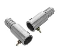 KAILIKETIY 1ensemble Connecteur Fileté Américain pour Manche de Balai Compatible avec Manche Bois Fer ou Aluminium Filetage Sécurisé et Facile à Installer Alliage Aluminium Léger