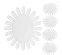 KAILIKETIY 1ensemble Set De Cartes De Forme De Pour Vernis à Ongles Avec De Chaîne De Ruban Pour Nail Art Maison Ou Magasin Couleur Naturelle