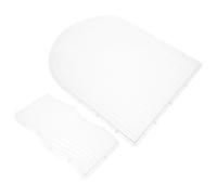 KAILIKETIY 2 Pièces Moule à sous-Verres en Silicone Blanc, Arche et Vague