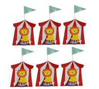 KAILIKETIY 20 Boîtes à Dragées en Papier Thème Animaux de Spectacle pour Fête D'anniversaire Garçon et Filles ou Shower, Coffret Bonbons Pratique et Décoratif