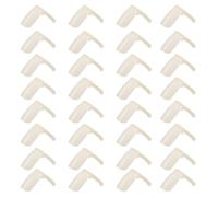 KAILIKETIY 200 Pièces Présentoir à Vernis à Ongles, Anneaux de Présentation des Couleurs, Plastique Beige, Portable, pour Présentation et Organisation des Faux Ongles, Salon et Enseignement