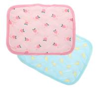 KAILIKETIY 2pcs Coussin Rafraîchissant pour Petits Animaux, Tissu Léger et Résistant, pour Hamster et Lapin, pour Voiture ou Sol en Été