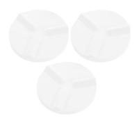 KAILIKETIY 3 Pièces Support Triangulaire en Alumine Blanc Cuisson Poterie et Plaques, Structure Triple, Résistant la Fissures pour Cuisson en Four à Argile
