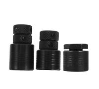 KAILIKETIY 3pièces Coussinets de Support pour Cric à Vis Réglable Blocs de Nivellement Métalliques pour Machines de Fraisage et Perçage Protection de Surface et Résistance à Usure Capacité