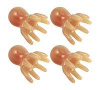 KAILIKETIY 4 pièces Masseur Tête Forme Pieuvre Brosse Chevelu Doux pour Relaxation Quotidienne Massage Apaisant Tension Corps et Esprit