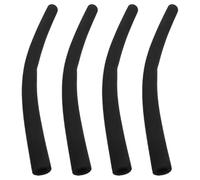 KAILIKETIY 4pcs Manchons de Guidon en Éponge Noirs pour Poussette et Chariot, Protection des Mains, Faciles à Nettoyer, Design Simple et Élégant
