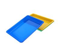 KAILIKETIY 4pièces Plateau De Rangement pour Organiser Jouets Fournitures Scolaires Activités Manuelles Maison Ou Classe