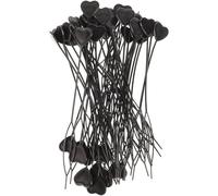 KAILIKETIY 50pcs Accessoires pour Cheveux en Plastique Abs Forme Cœur, Outil de Coiffure pour Queue de Cheval Retournée, Simple et Élégant pour Ballets et Fêtes