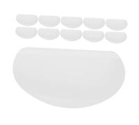 KAILIKETIY 50pièces Visière De Protection Oculaire Transparente Pour Coiffure Maquillage Microblading Coupe De Cheveux Et Coloration Lot Bande Élastique Réglable