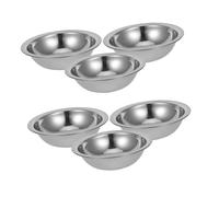 KAILIKETIY 6 pièces Bol à Masque Facial Acier Inoxydable Ensemble de Bols pour DIY Masques Visage Kit Professionnel de Mélange pour Soins Peau