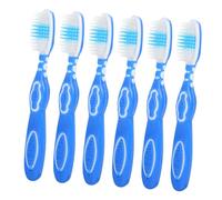 KAILIKETIY 6pièces Brosse à Dents Portable Brosse à Dents De Prisons Ergonomique Idéale Pour Établissements Spéciaux