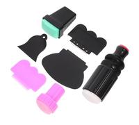 KAILIKETIY 7pièces Nail Art Stamping Set Plaques Et Grattoir Pour Manucure Diy Outils De Décoration Ongles Pour Salon Et Usage Personnel
